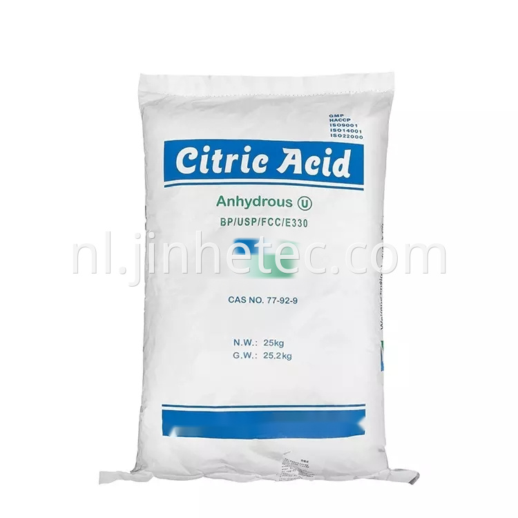 Food Grade Citric Acid Monohydrate 99.5% For Jam
